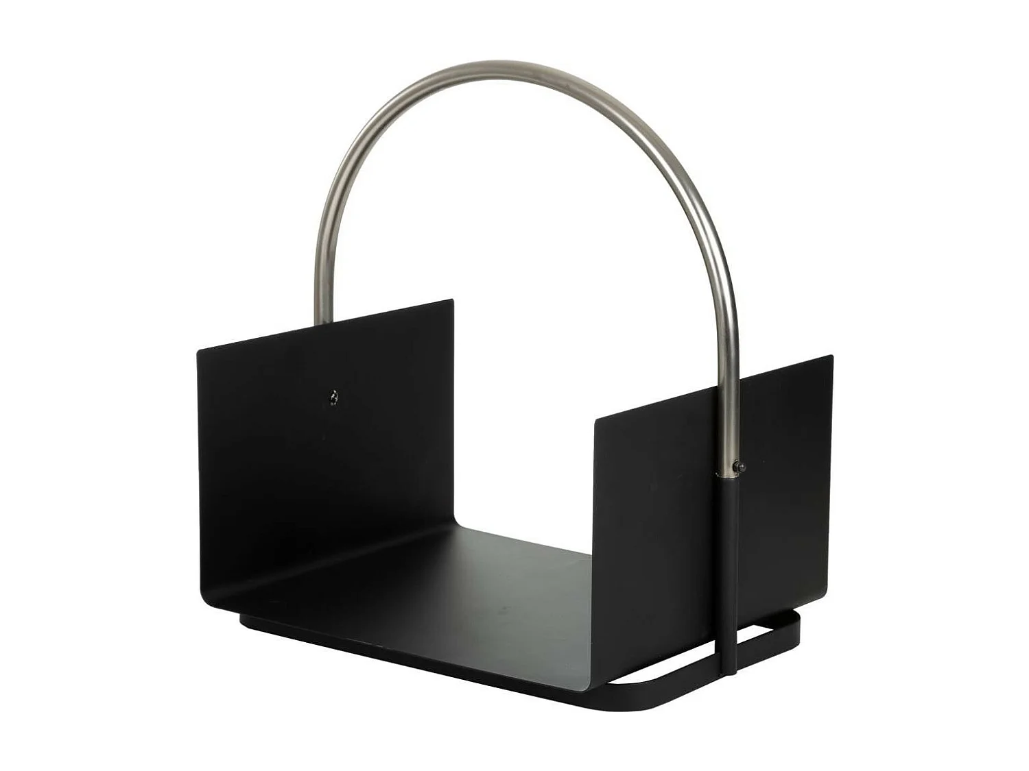 Porte-bûches pour cheminée noir 40x30x43h