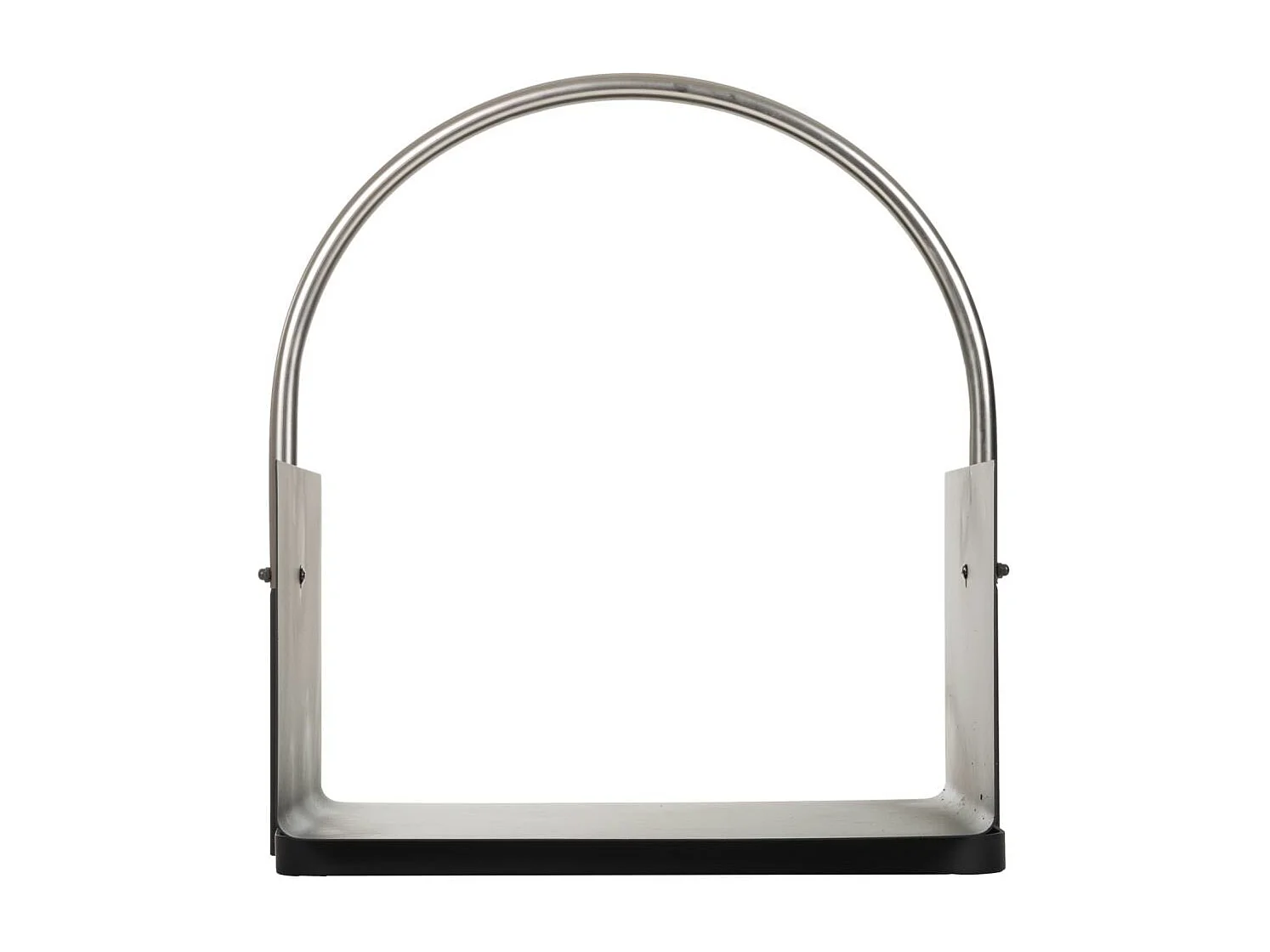 Porta-lenha para lareira preto 40x30x43