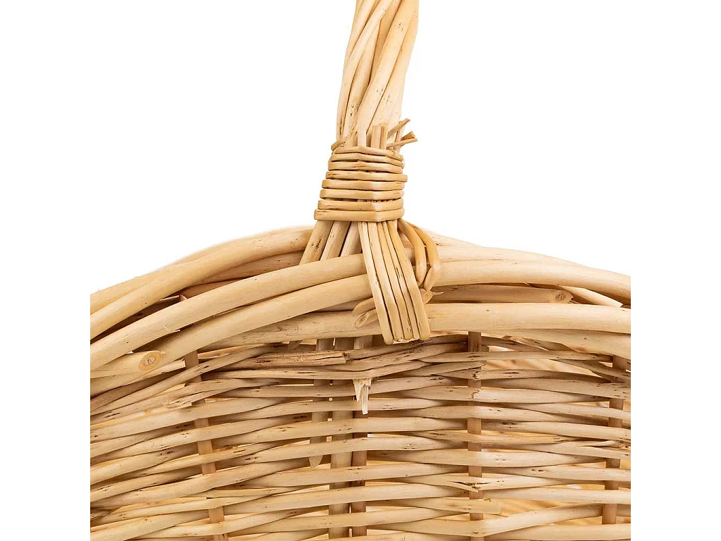 Suporte de Lenha em Vime, 65x46x42A cm