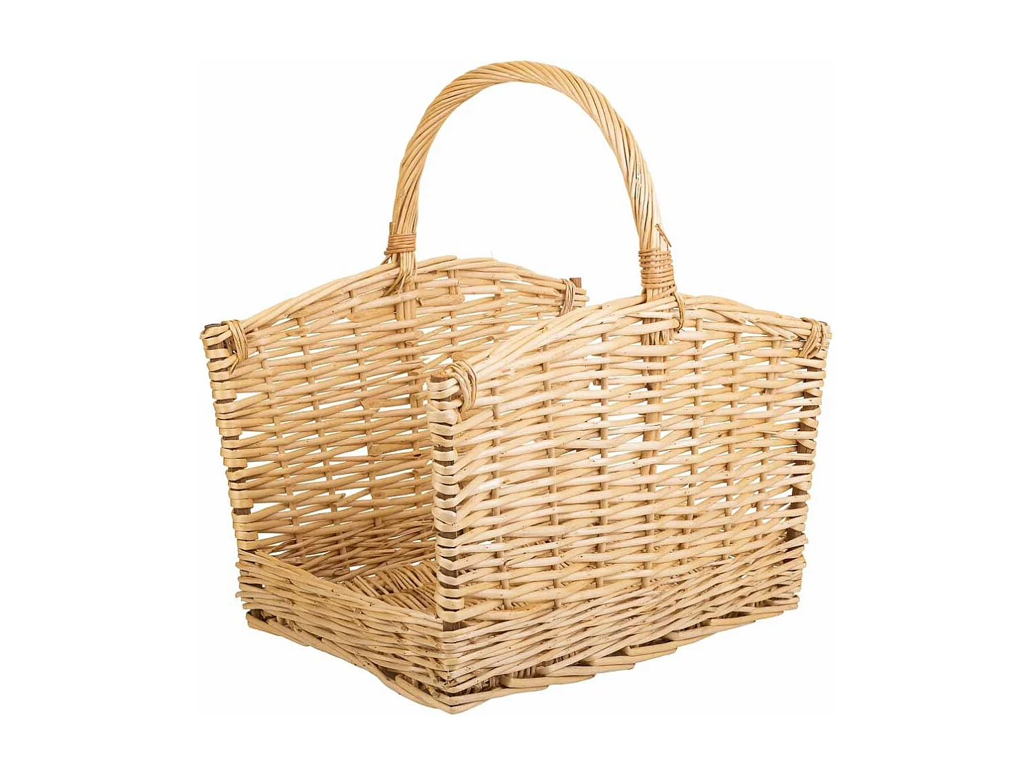 Suporte de Lenha em Vime, 49x36x52A cm