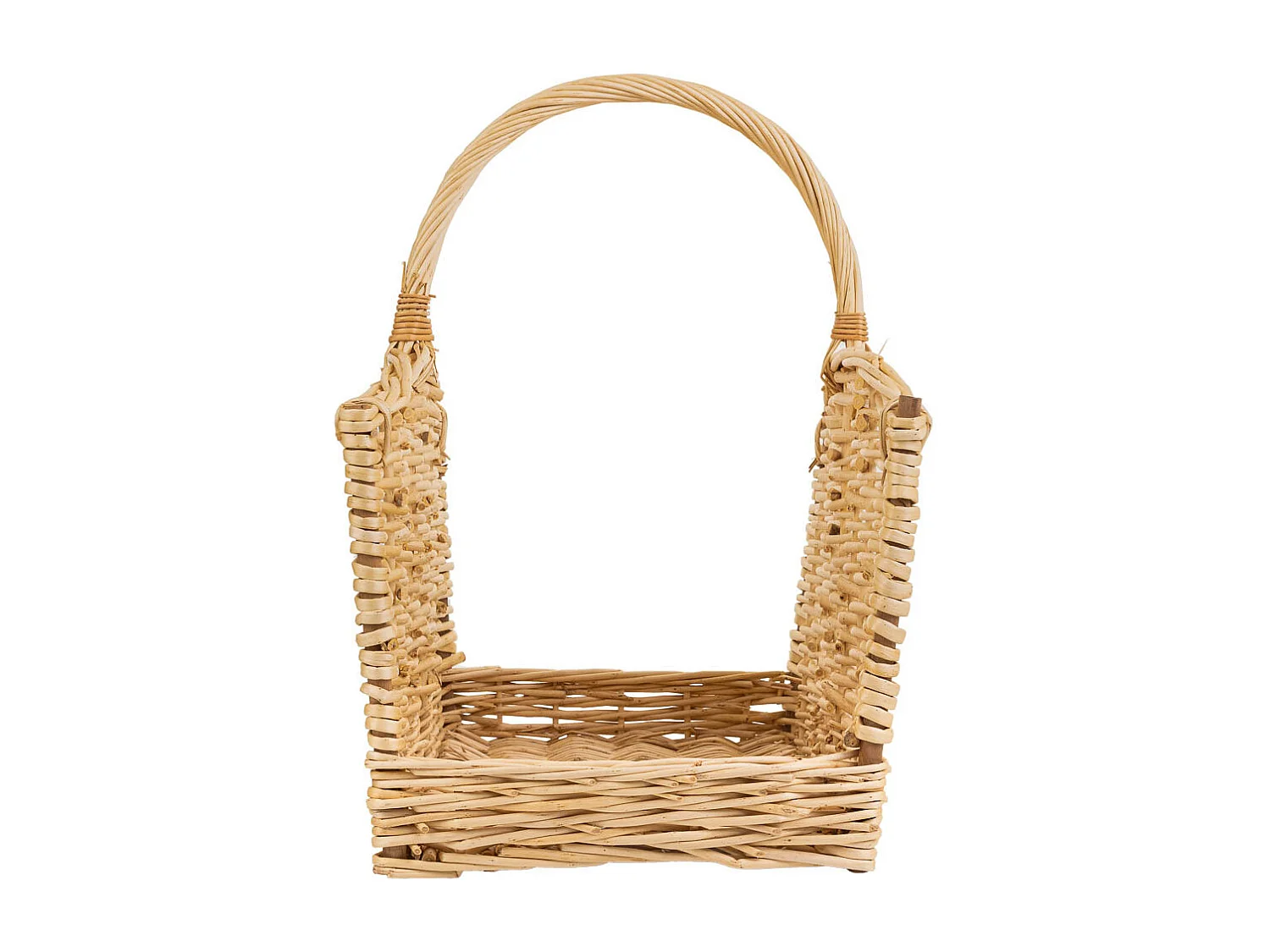 Suporte de Lenha em Vime, 49x36x52A cm