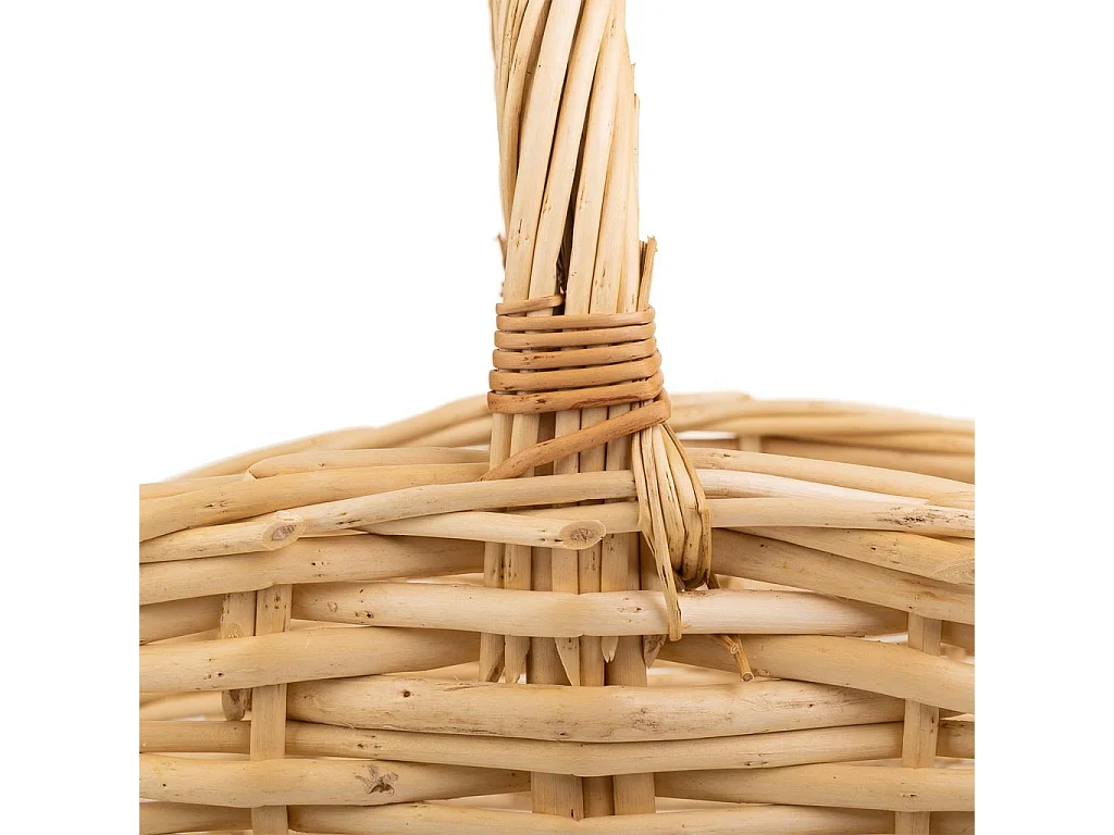 Suporte de Lenha em Vime, 49x36x52A cm