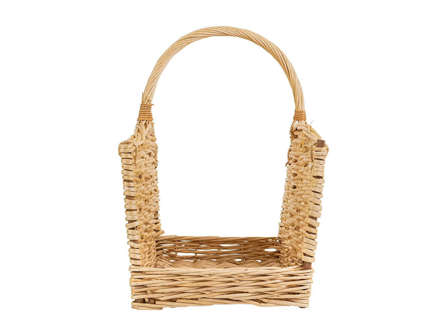 Porte-bûches en osier 49x36x52h cm