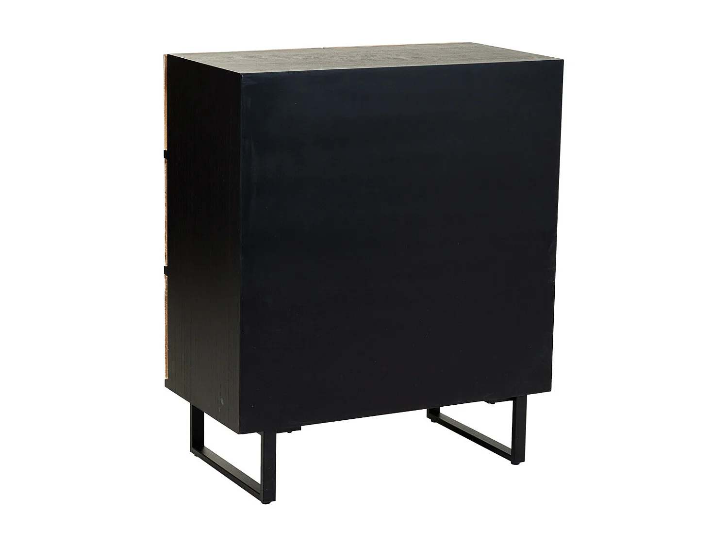 Holzschrank mit 4 schubladen und 2 türen 63x26x100