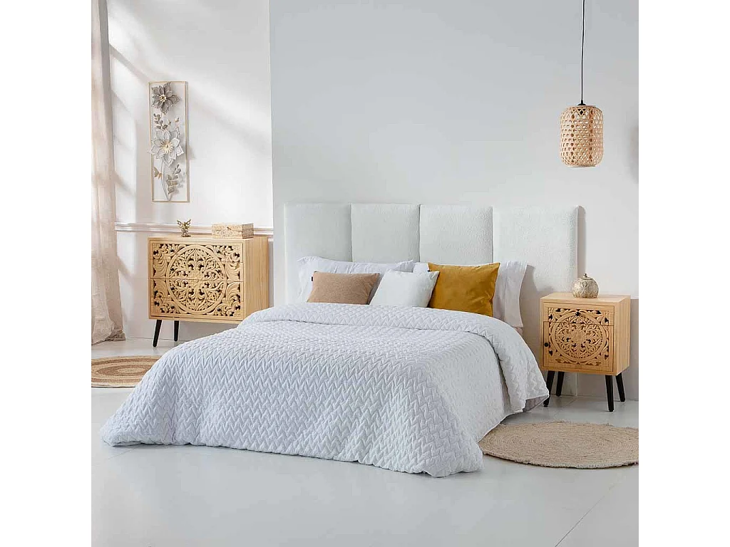 Weißer Holzunterschrank 120x40x53