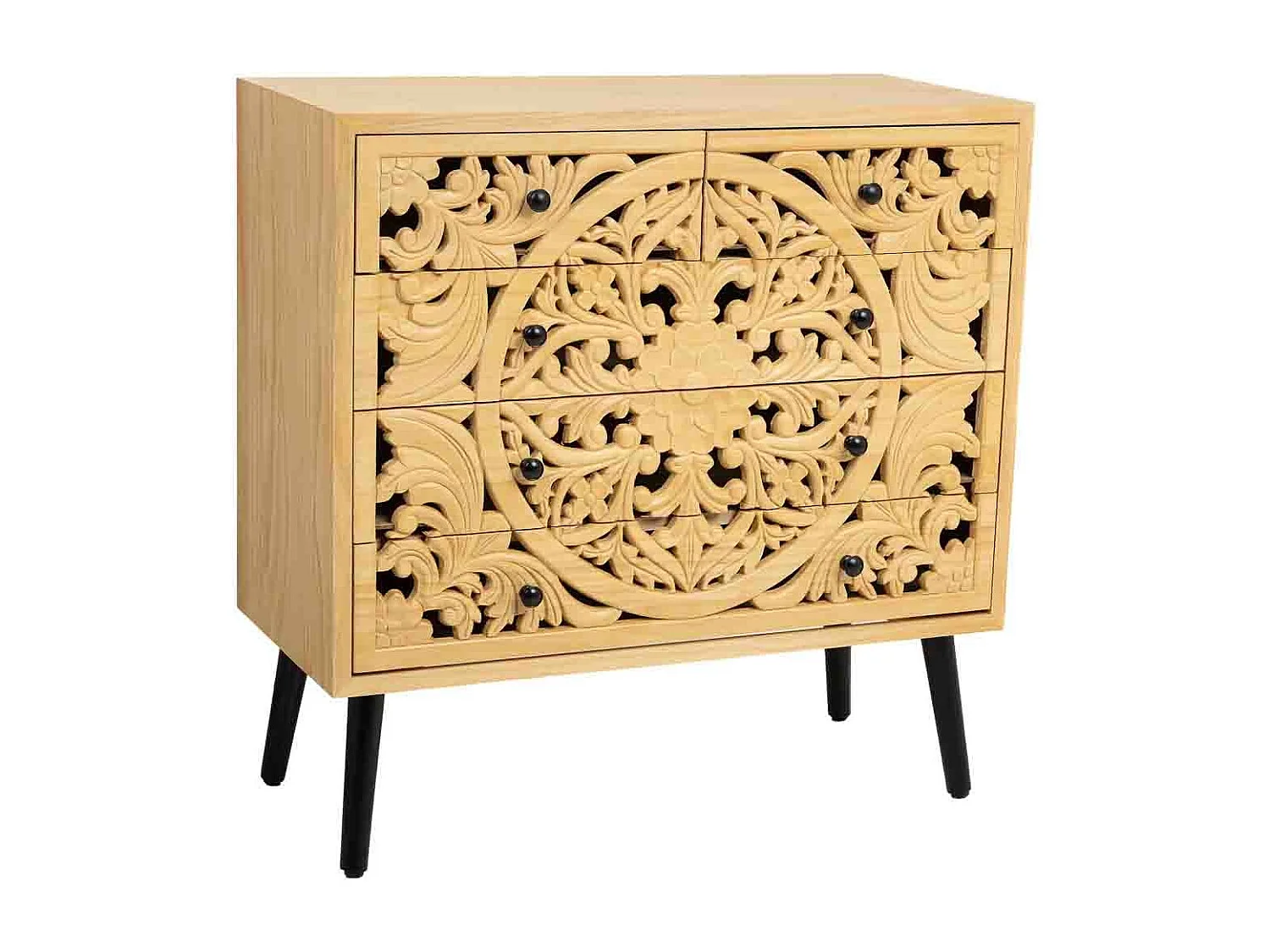 Weißer Holzunterschrank 120x40x53