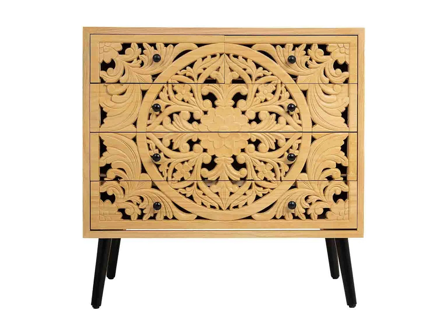 Weißer Holzunterschrank 120x40x53