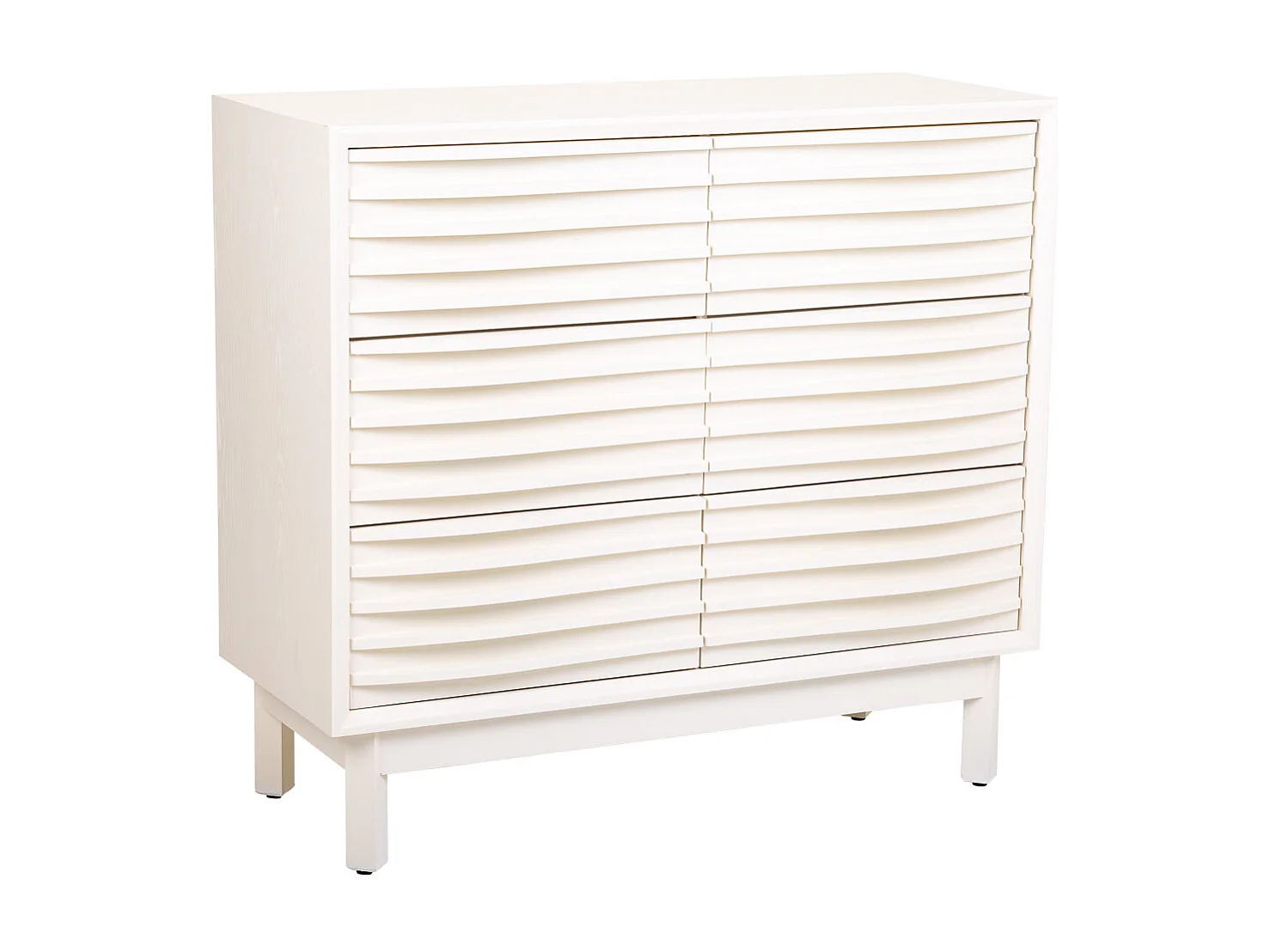 Holzkommode mit 6 Schubladen 90x40x92