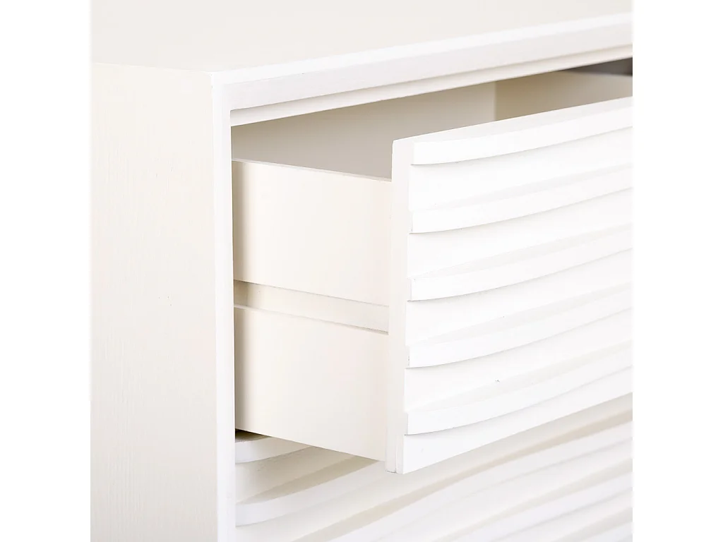 Cassettiera in legno con 5 cassetti 60x40x120