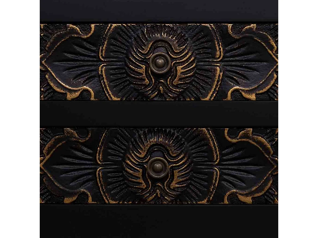 Armário de madeira com 4 gavetas e 2 portas 100x45x160
