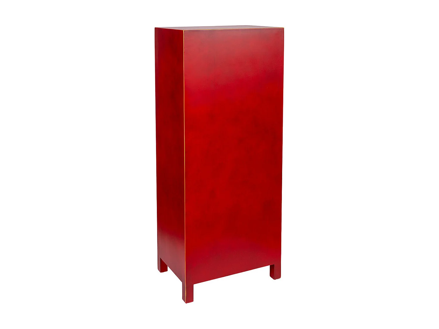 Armadio in legno con 2 cassetti e 4 porta 50x34,5x121h cm