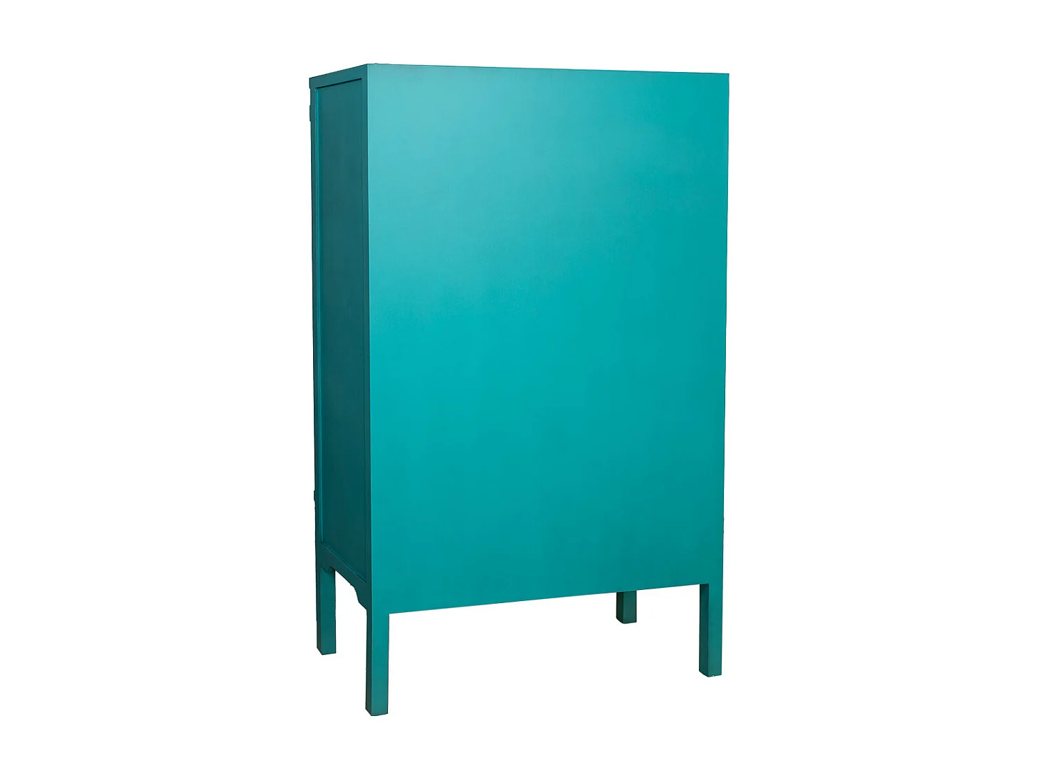 Armadio in legno con 4 cassetti e 2 porte 63x26x100