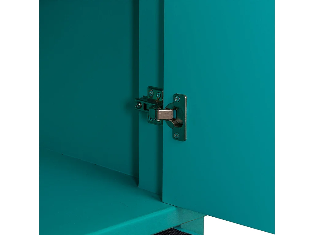 Armadio in legno con 4 cassetti e 2 porte 63x26x100