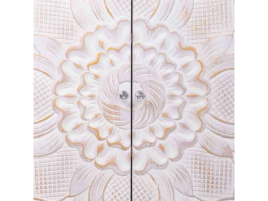 Armadio in legno con 4 cassetti e 2 porta 63x26x100