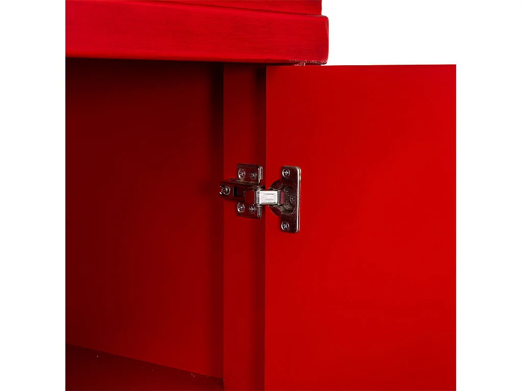 Armadio in legno con 4 cassetti e 2 porte 63x26x100