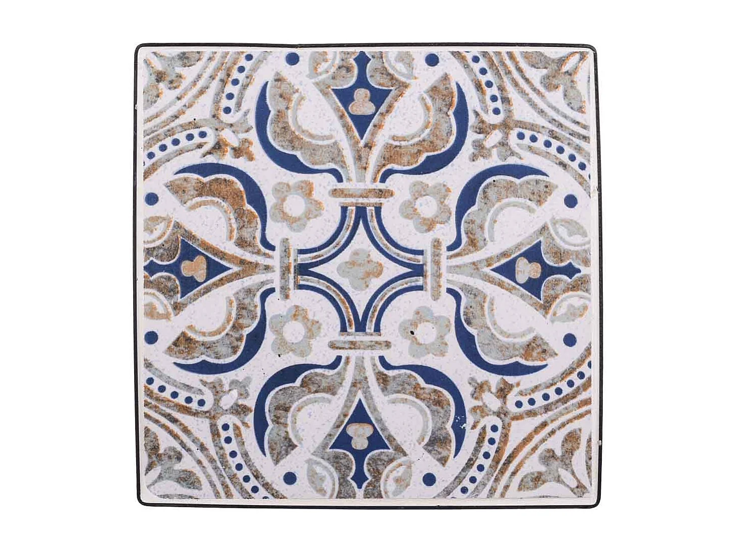 Ensemble de 3 supports de pots de fleurs en métal noir