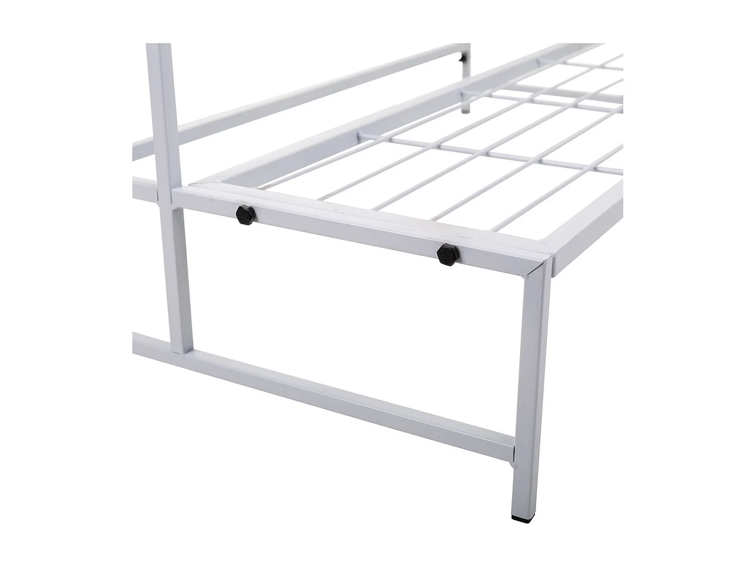 Soporte Maceteros de metal blanco 80x44x44