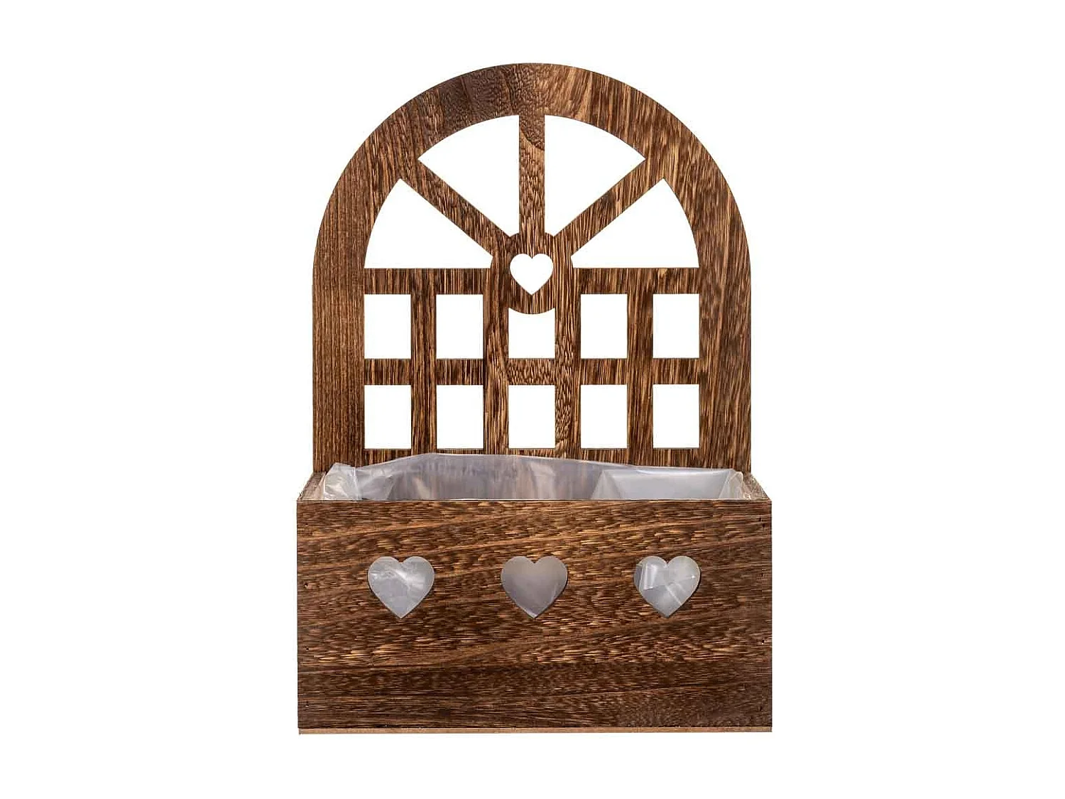 Supporto in legno marrone 25x15x35,5h