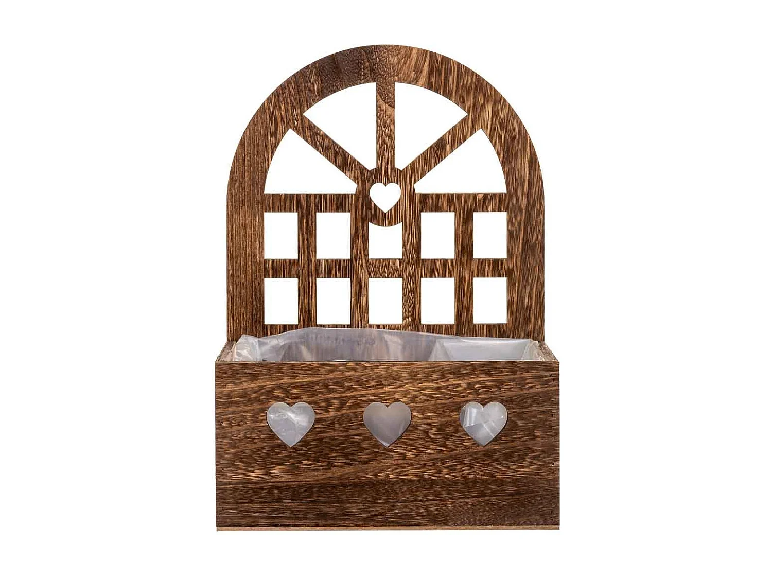 Supporto in legno marrone 25x15x35,5h