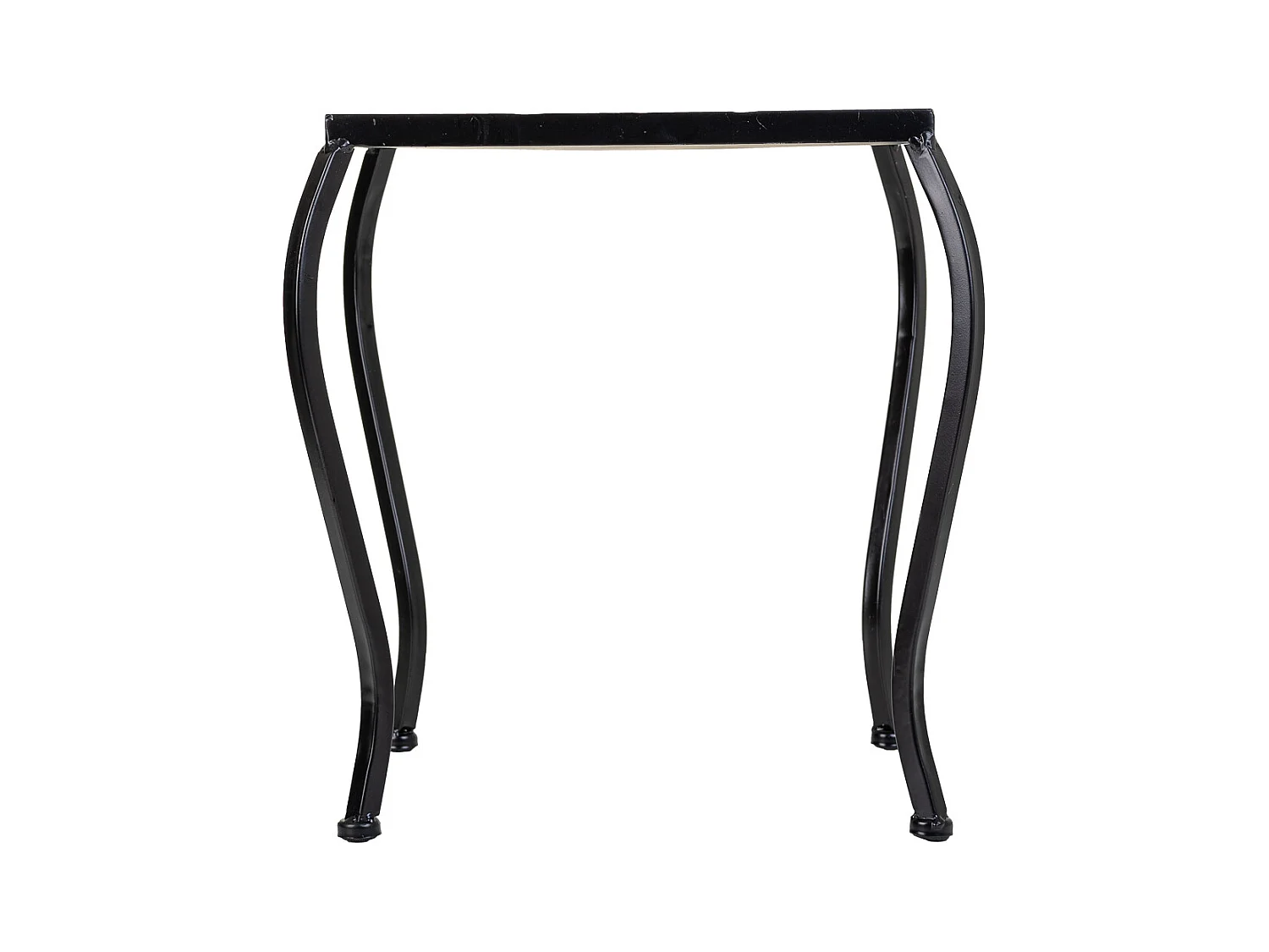 Set 3 soportes de mosaico y metal negros