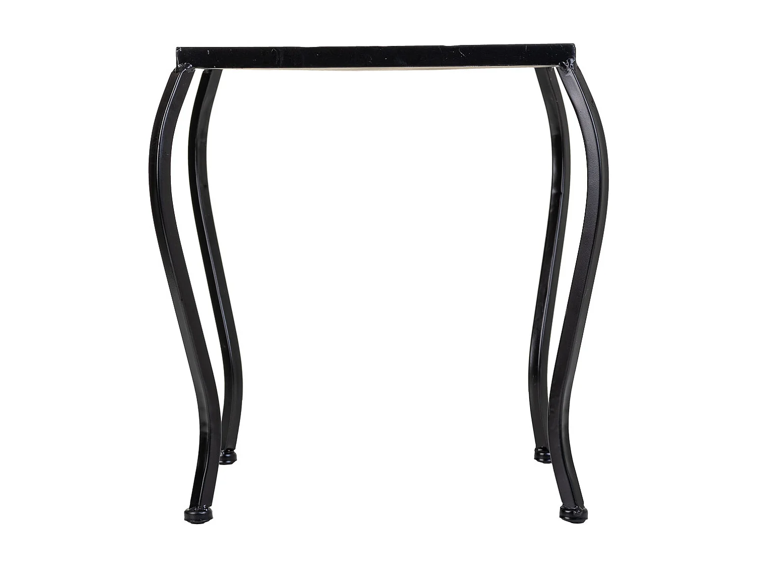 Set 3 soportes de mosaico y metal negros