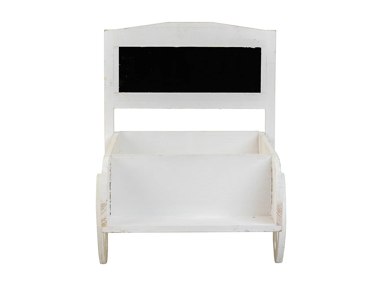 Supporto carrello portafiori in legno bianco 38x31,5x24h