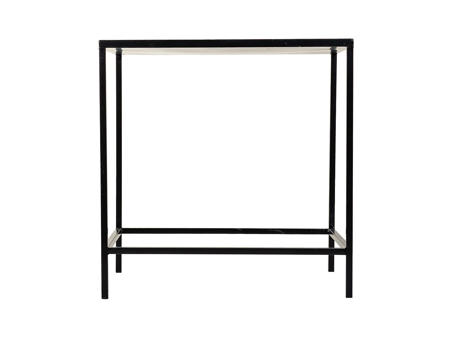 Set 2 Maceteros de mosaico y forja negros