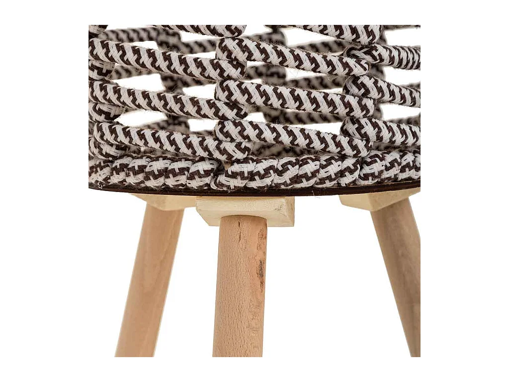 PflanzgefÃ¤ß aus Metall und grauer Baumwolle, D26x19/41h cm