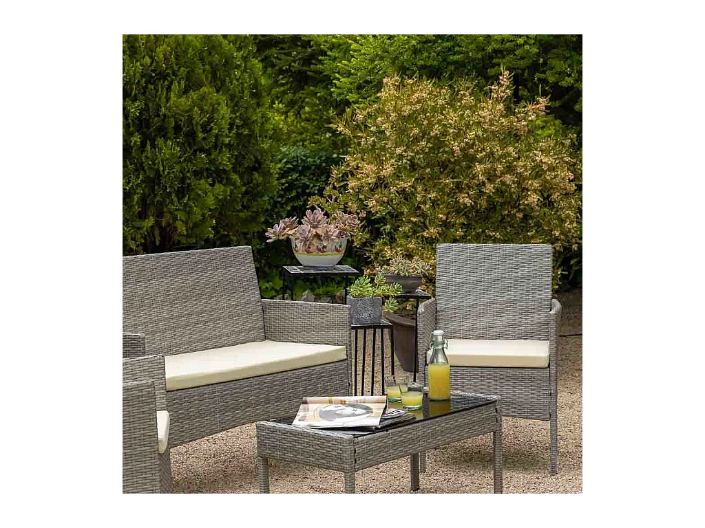 Ensemble de 3 supports de pots de fleurs en métal noir