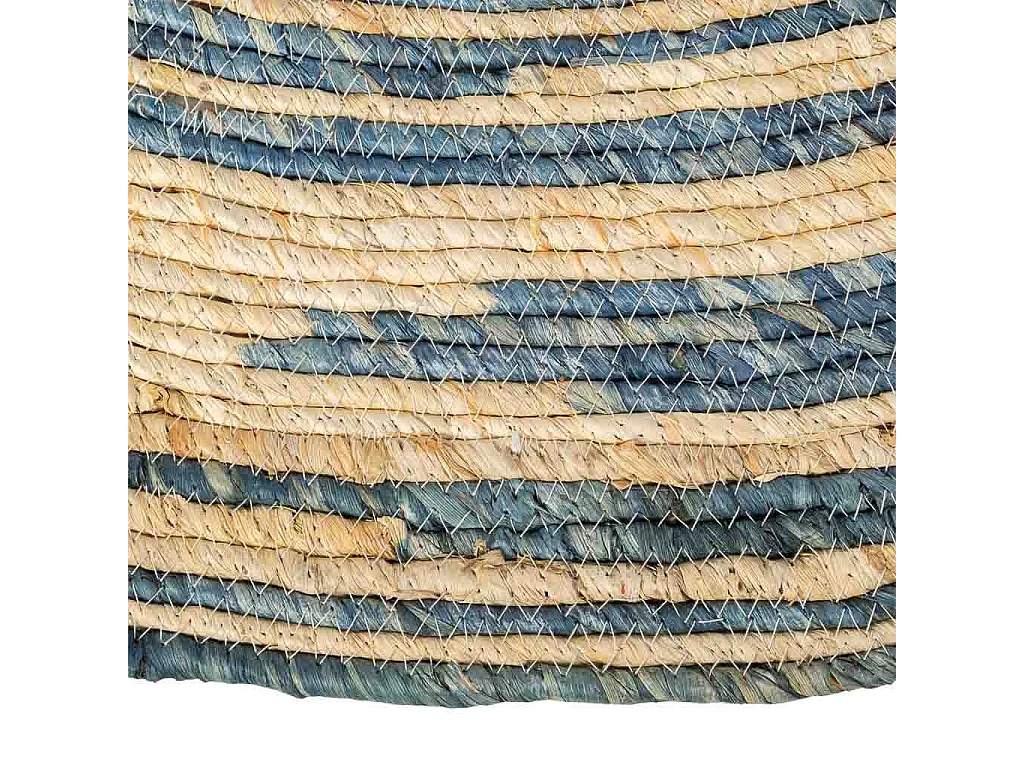 Tapete redondo de juta marrom d120x1