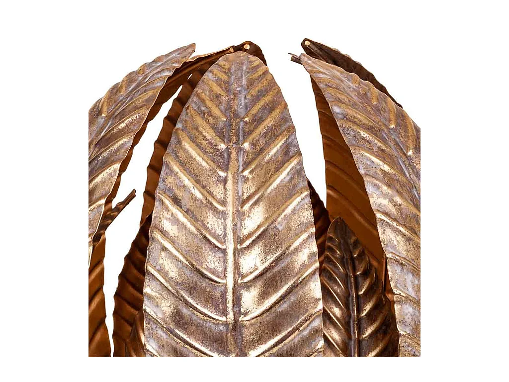 Goldene Metalltischlampe 35x35x39,5h cm