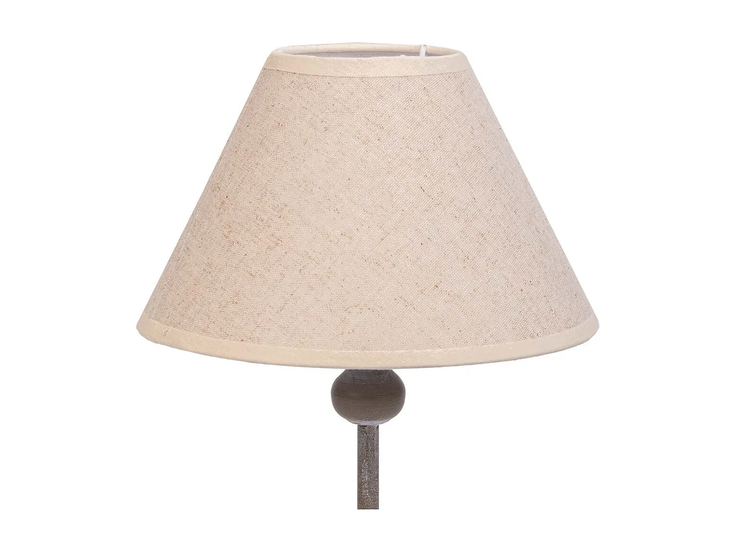 Candeeiro de mesa em metal cinzento 20x20x34