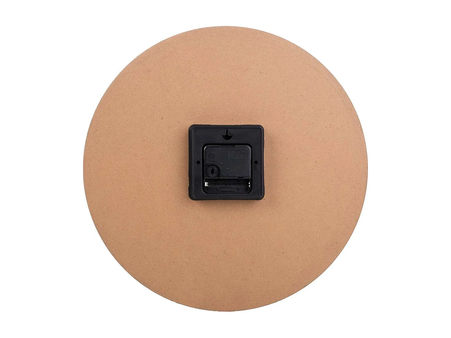 Weiße Holzwanduhr T34x2h cm