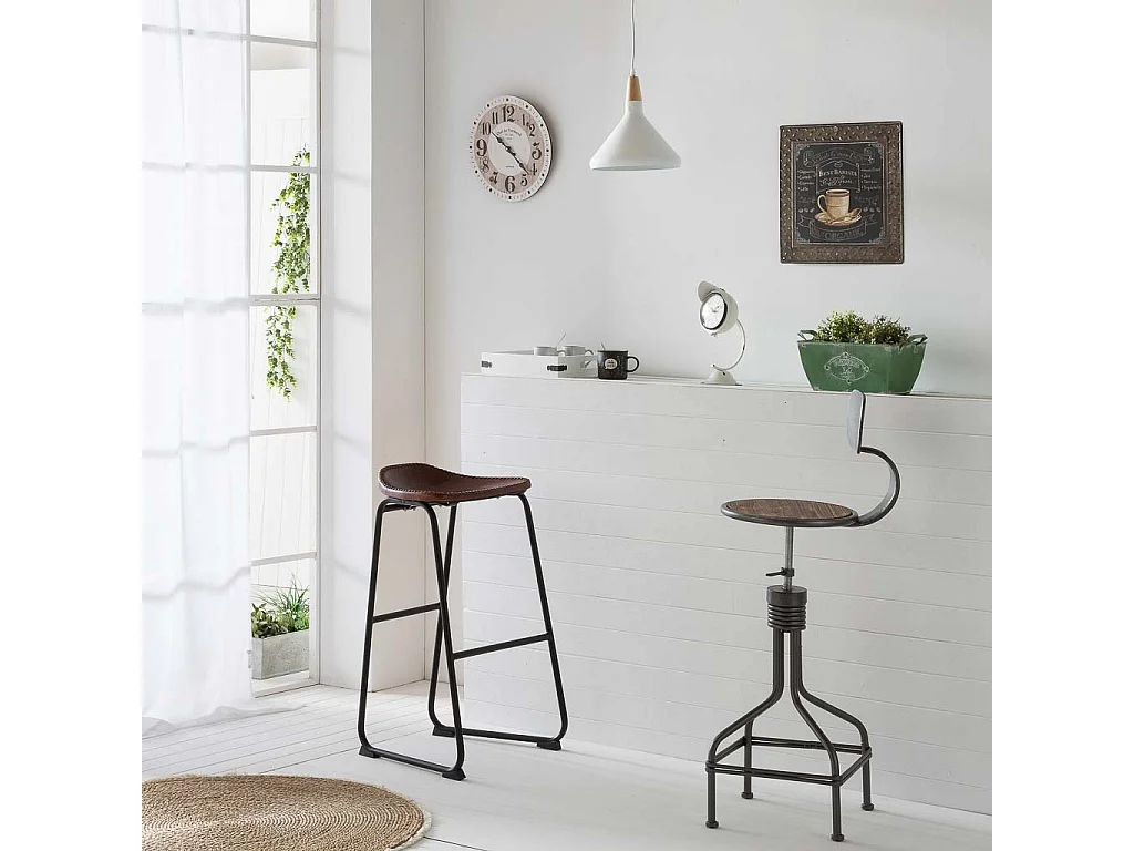 Braune Holzwanduhr T34x2H cm