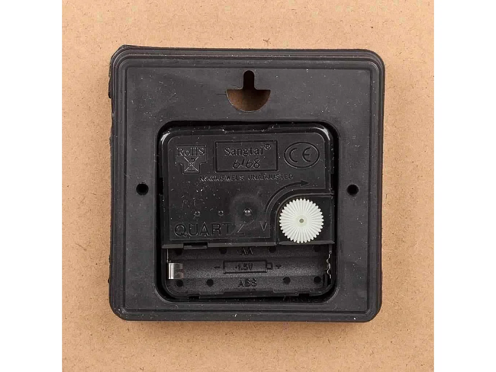 Reloj de pared de madera marrón d34x2