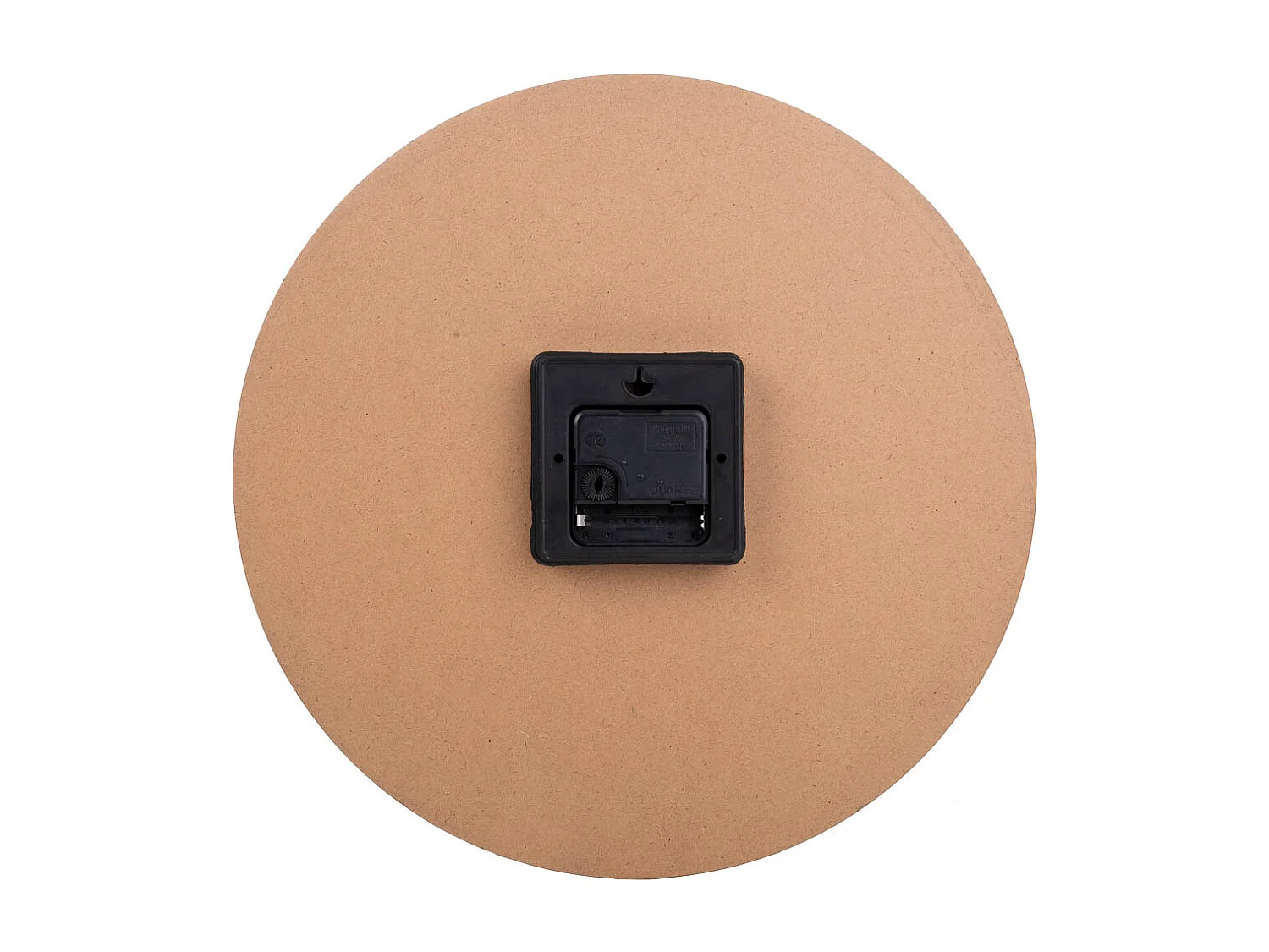 Horloge murale en bois rouge d34x2h