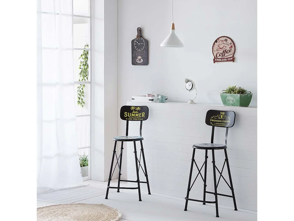 Relógio de parede de madeira preta 26x48x2