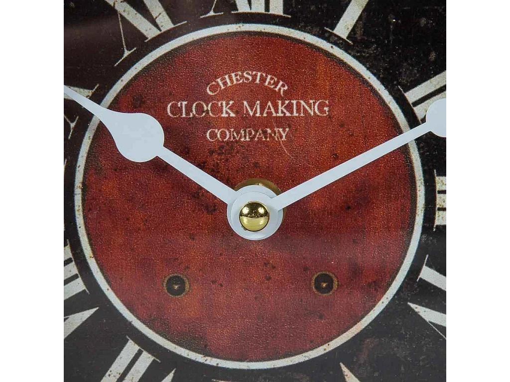 Orologio da tavolo bianco 20x20 cm