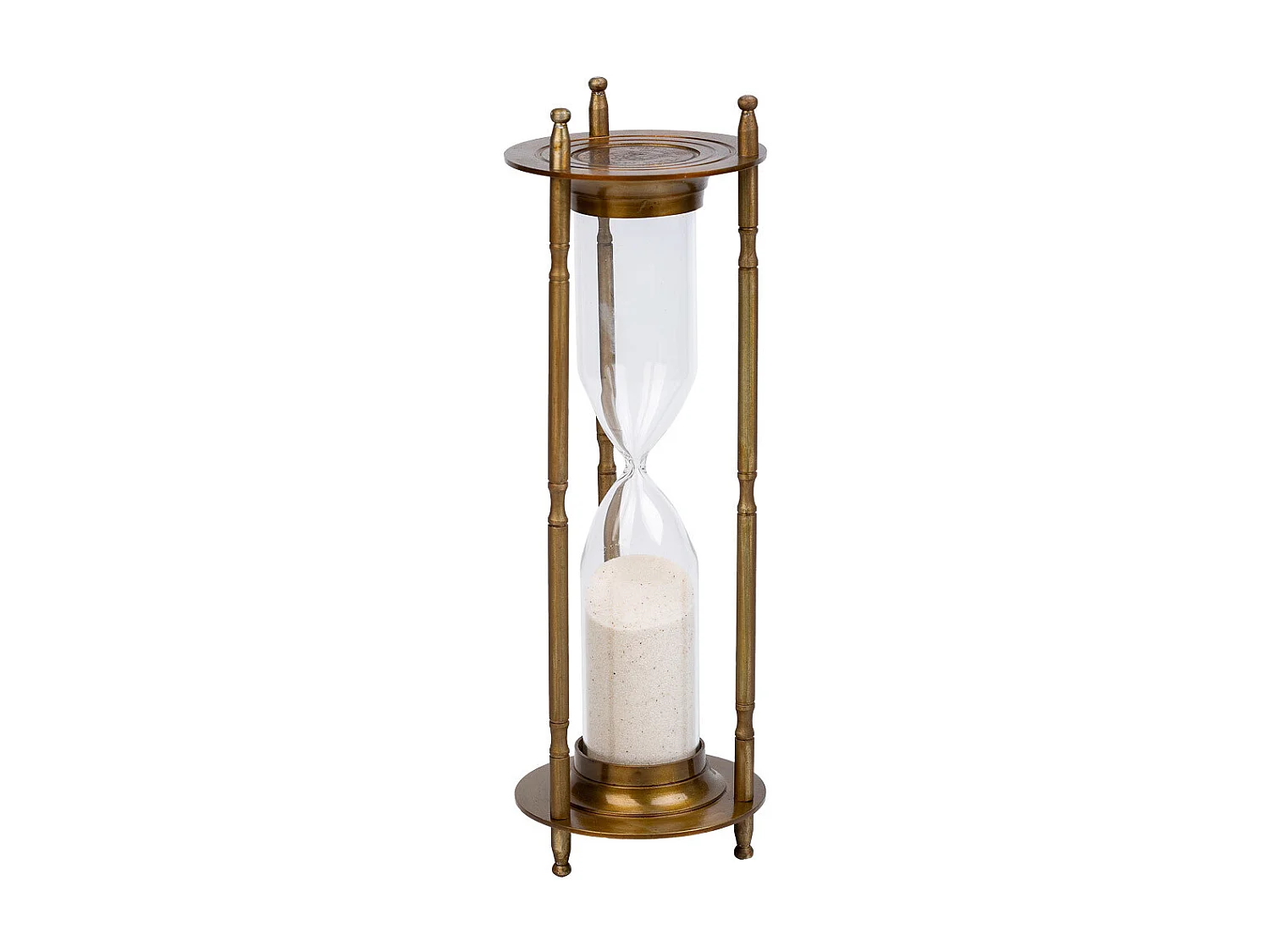 Clessidra in alluminio marrone d10x30h