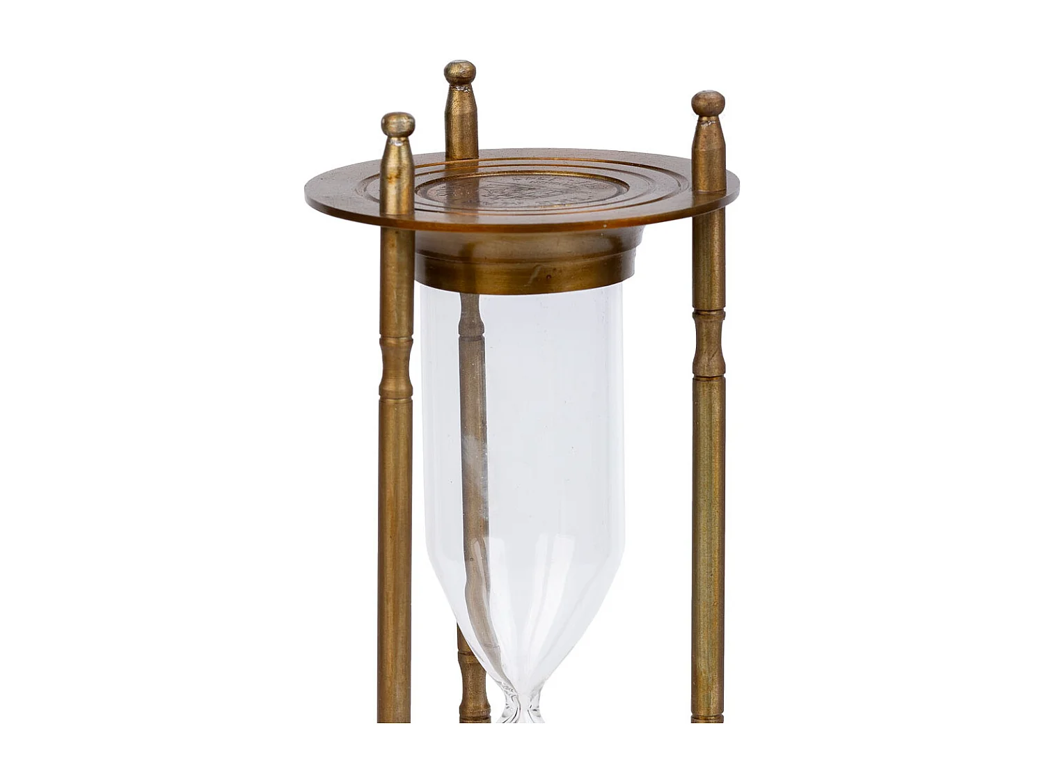 Clessidra in alluminio marrone d10x30h