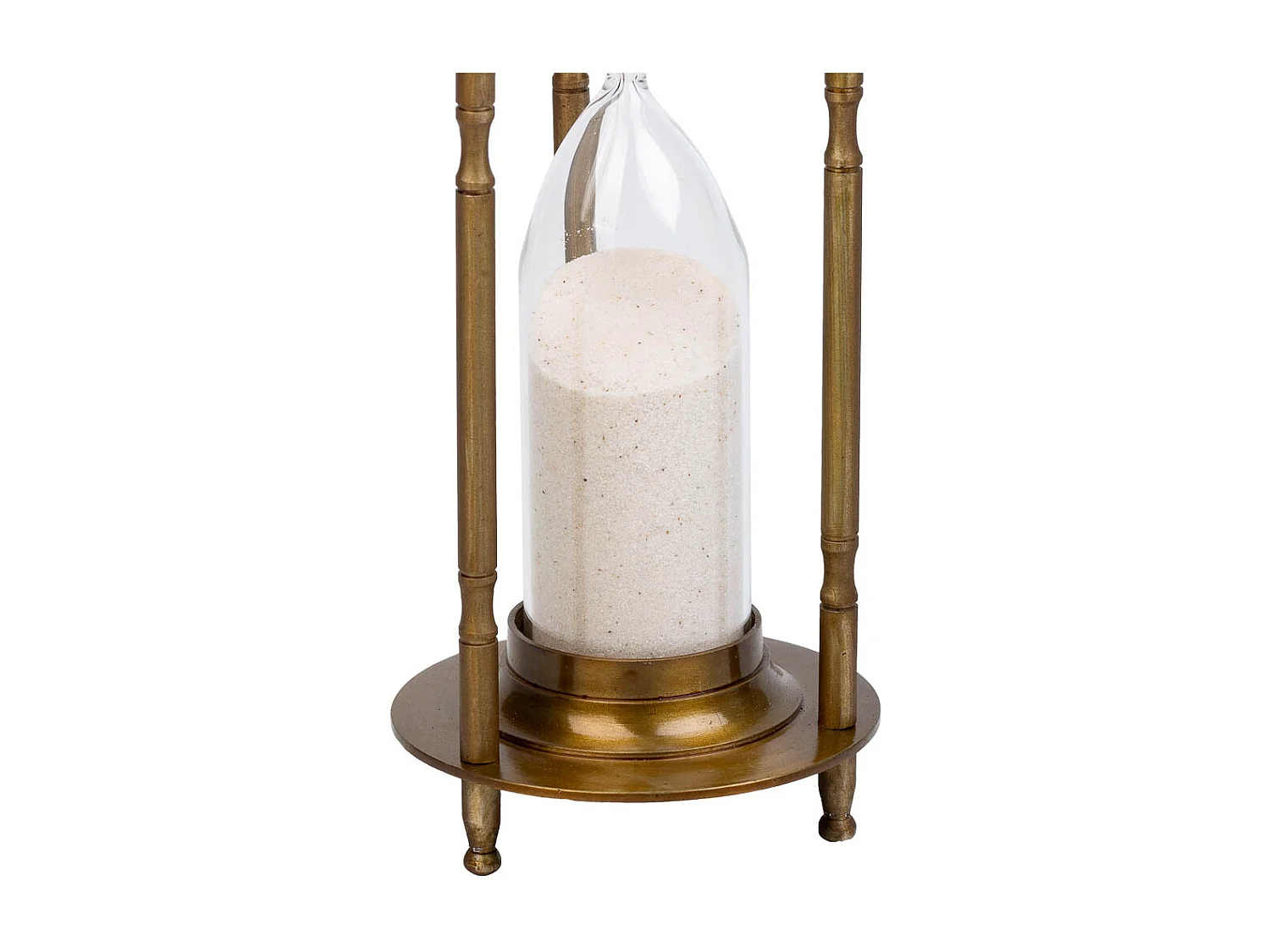 Clessidra in alluminio marrone d10x30h