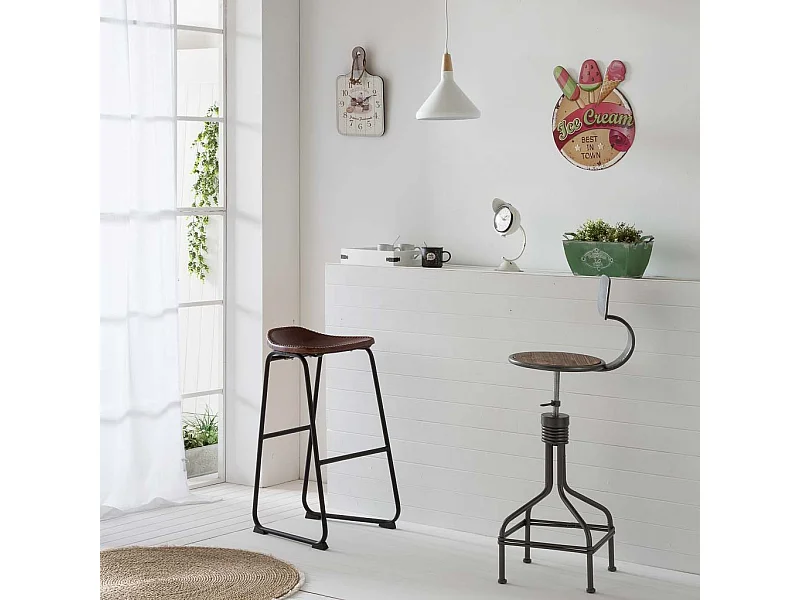 Orologio da parete in legno bianco 27x40x2h