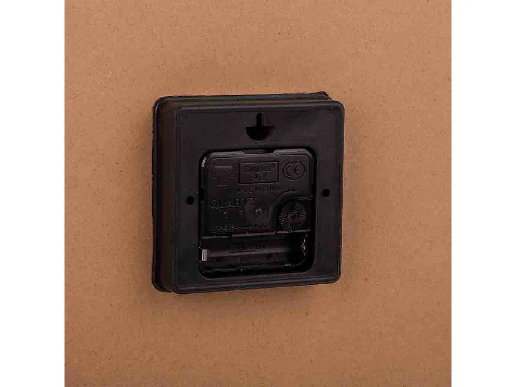 Reloj de pared de madera blanco d34x2