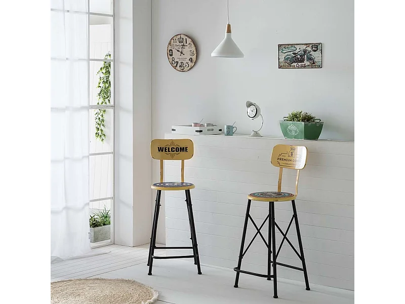 Braune Holzwanduhr T34x2H cm