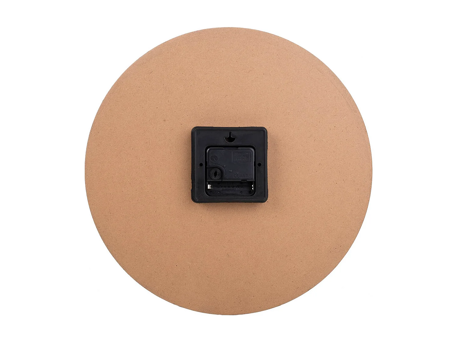 Weiße Holzwanduhr T34x2h cm