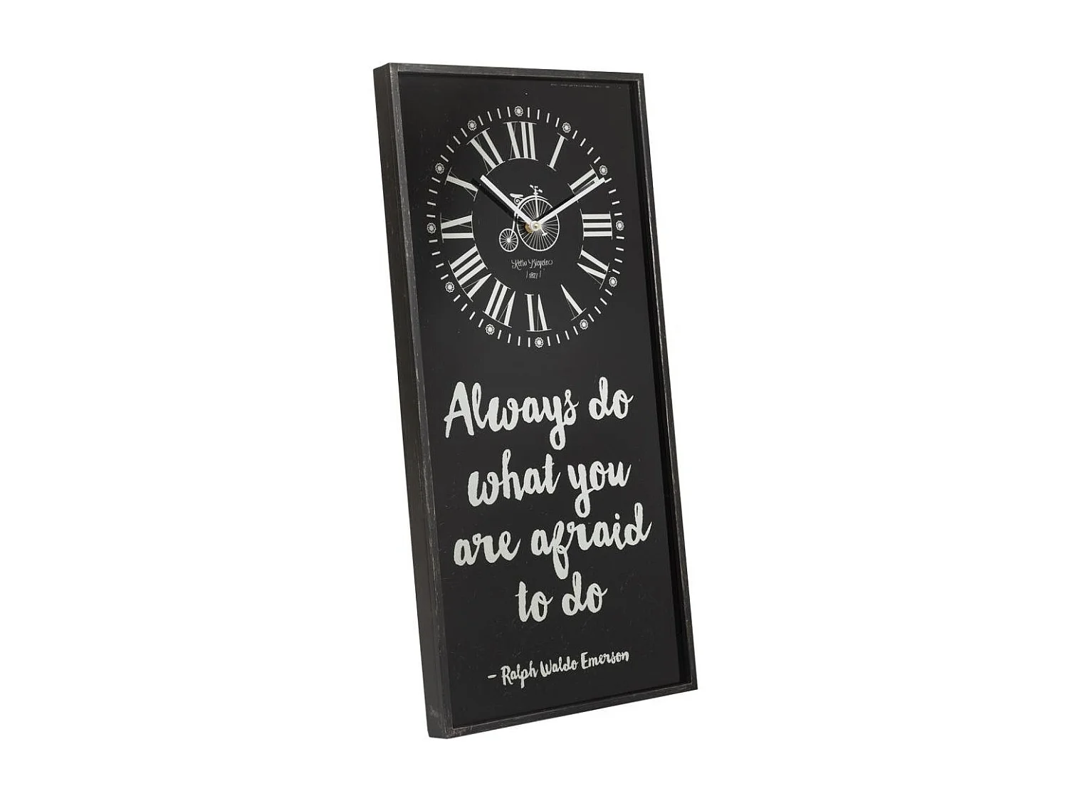 Metalluhr mit Glas 36x76h cm