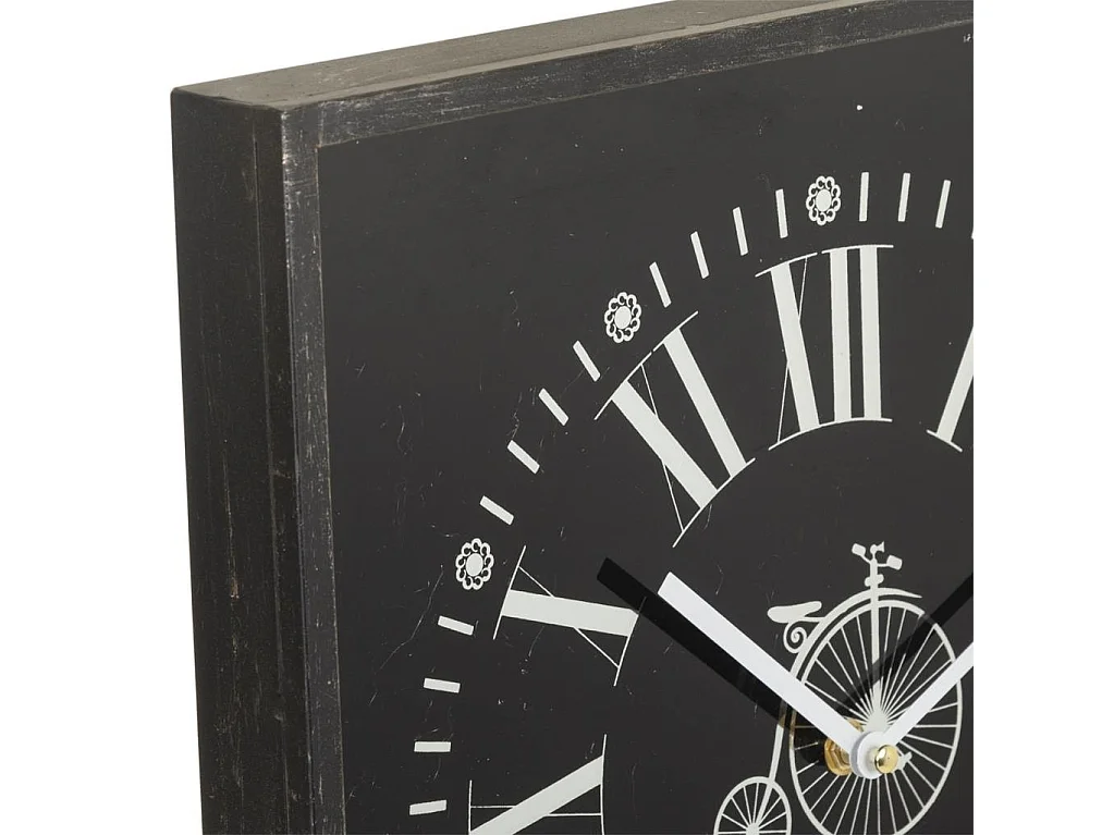 Metalluhr mit Glas 36x76h cm