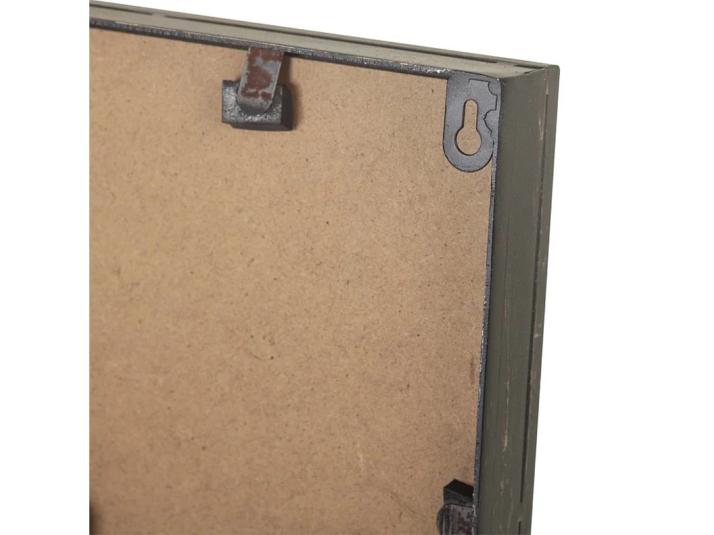 Metalluhr mit Glas 36x76h cm