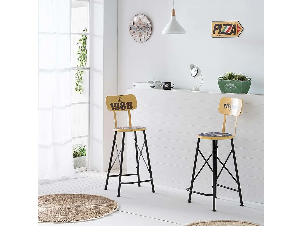 Relógio de parede de madeira marrom d34x2