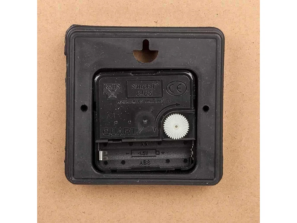 Relógio de parede de madeira marrom d34x2